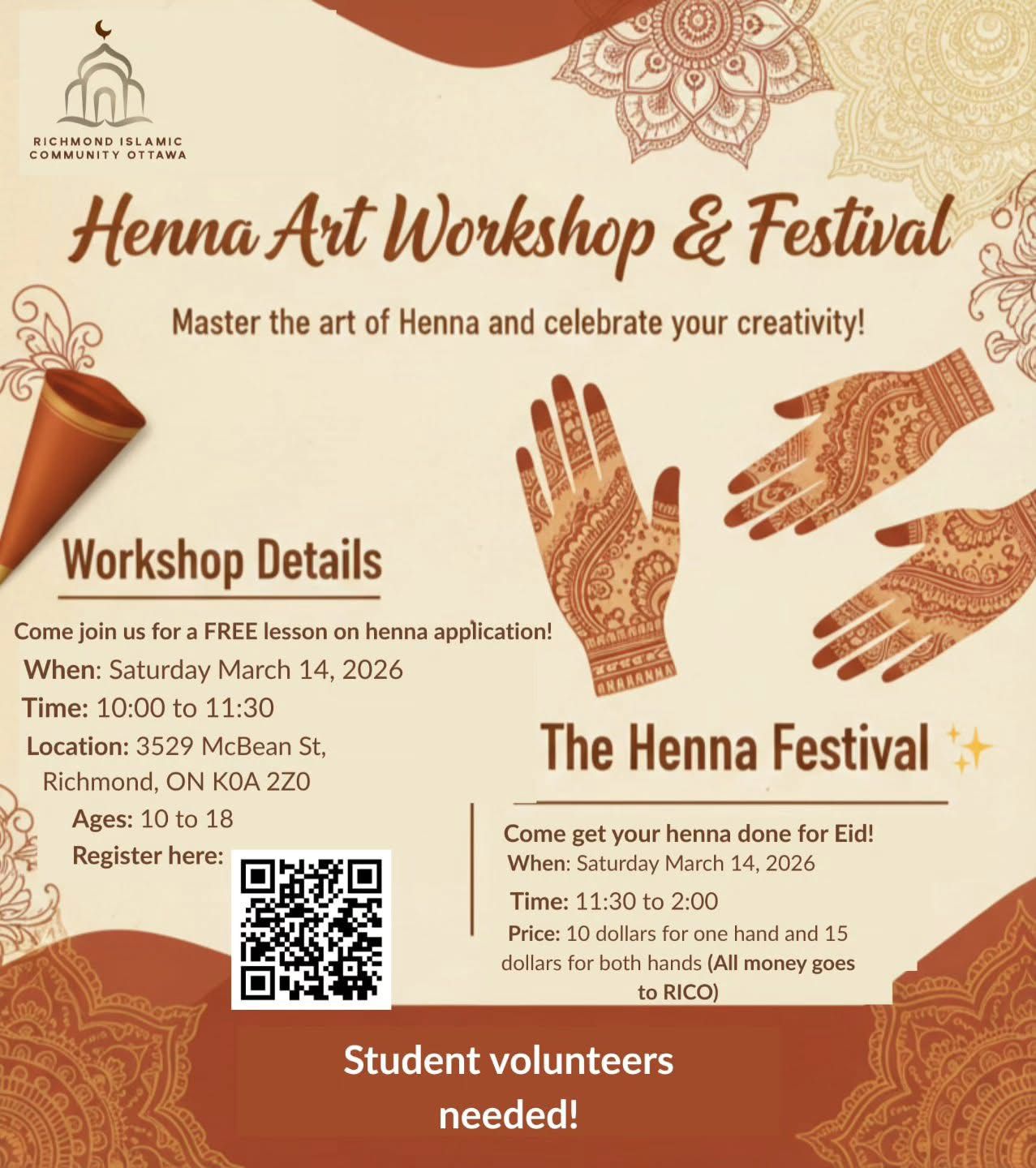 Henna Workshop – A Creative Community Gathering